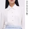 ELLASSAY Women's Spring/Summer Commuter Drape Blouse
