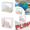 Clear Showcase for Figures, Storage Container, Display Stand