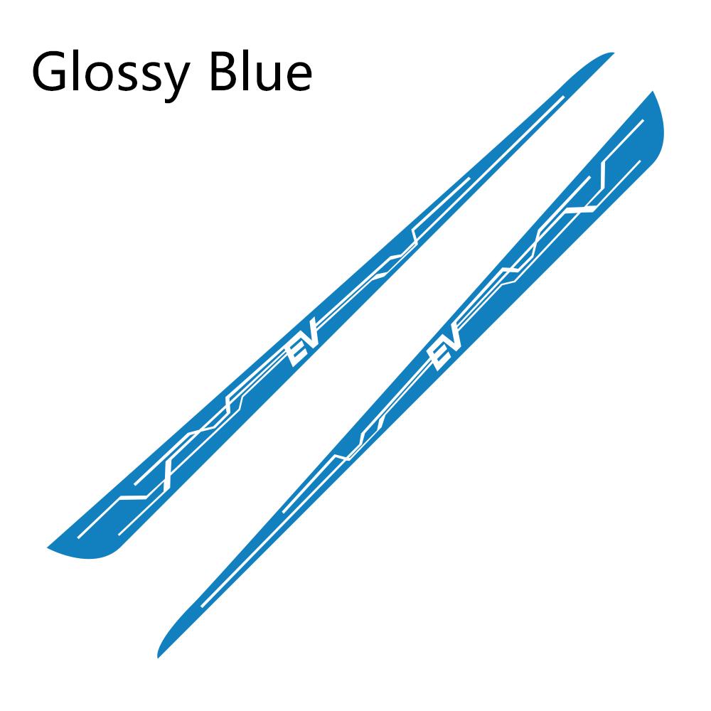 2PCS Car Door Side Stickers For Chevrolet Spark EV Tuning Auto Accessories Vinyl Film Decals Automobile Sports Styling Graphics