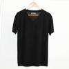 T-shirt elasticizzata estiva da uomo T-shirt morbida e traspirante a maniche corte per dormire per uomo T-shirt basic casual con scollo a V T-shirt per allenamento in palestra per la casa