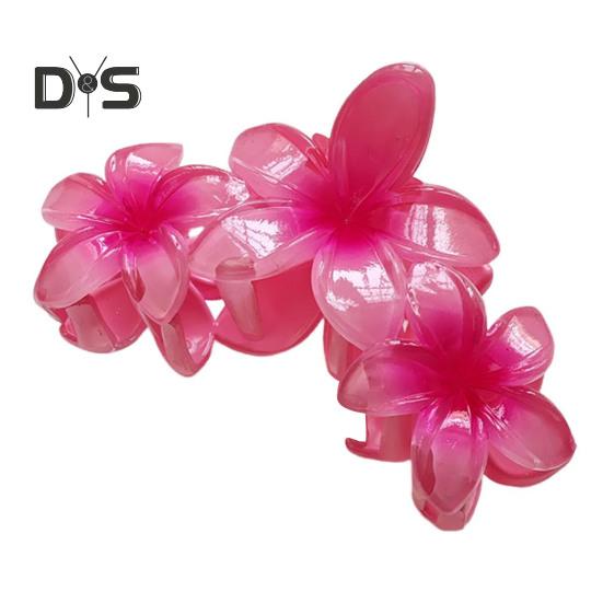 

Женская заколка для волос в форме цветка, градиентная цветная заколка для волос, легкая цветная заколка для волос на затылке розовый