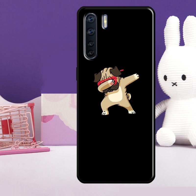 

Pug Dog Case For Oppo A18 A38 A78 A98 A58 A60 A80 A40 A96 A76 A16 A94 A74 A54 A15 A17 A57 A77 A5 Pro OPPO A16