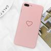 6 7 Iphone 6s Plus 5s Se Couple Painting Love Heart Phone Ultrathin Phone Case