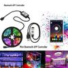 5V RGB LED Strip Lights with Remote & Bluetooth Music Sync for TV Background