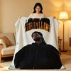 Music J-J.Cole Throw High-Density Short Plush Blanket Soft Skin-Friendly for Sofa Nap Air-Conditioned Room