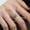 Rotatable Jinbao Buckle Ring: New Chinese Style, 925 Sterling Silver for Women