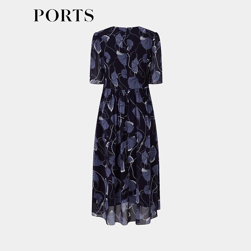 Ports Women's 'Flowing Dance' Printed V-Neck Dress