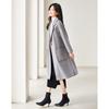 Demana Women's Single-Button Lapel Double-faced Wool Coat