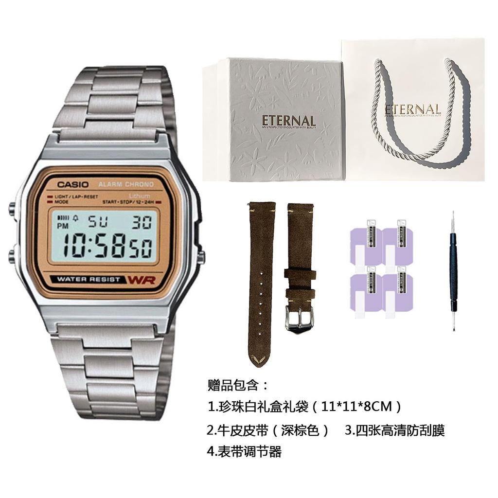 CASIO Men VINTAGE Series Silver Watch A158WEA-9 A158WEA-9