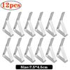 Stainless Steel Anti-Slip Tablecloth Clips Non-slip Tables Cover Securing Clamps Clip Wedding Camping Promenade Table Cover Clip