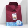 Larger Size S-6XL Mulberry Silk Men's Short  Sleeve Reverse Wrinkle and Cool Comfortable Slim Social Business Formal White Shirt