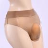 Men's Silky Oil-Gloss Triangle Briefs with JJ Pouch