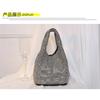 New Handmade Rhinestone Bucket Evening Bag Women Chain Crossbody Top Handle Vest Purse For Wedding Banquet Party