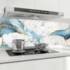 Waterproof oil proof kitchen and living room decoration wallpaper marble colored PVC stickers