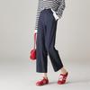 SOFSIL Women's Retro High-Waist Straight-Leg Cropped Jeans