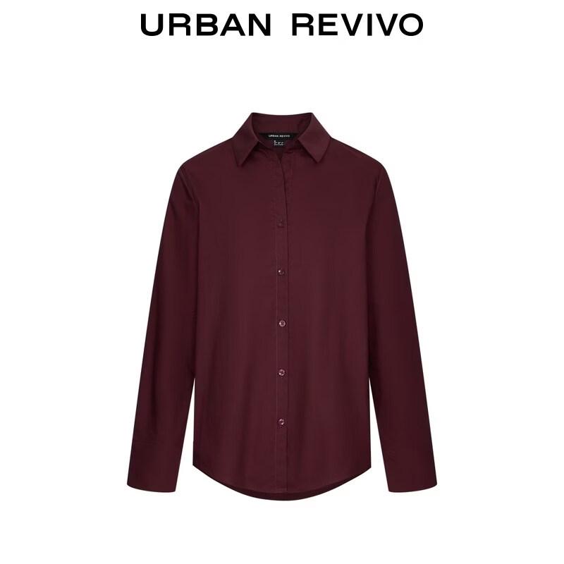 UR2026 Women's Cotton Lapel Button-Front Shirt