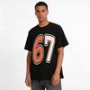 Vintage Distressed 67 Number Print Casual Loose Unisex T-Shirt Pure cotton T-shirt