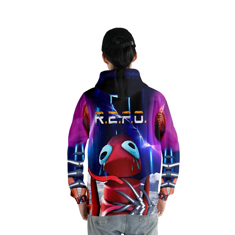 HOT Fashion Game REPO Hoodies Autumn Long Sleeve Unisex Harajuku Pullovers Streetwear Funny Clothes Sweatshirt