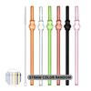 Straw Glass Straw Reusable Clear Bent Cute Straws for Drinking Smoothie Cocktail Shakes Beverages