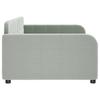 Vidaxl Sofa with Sleeping Function, Light Gray, 100X200 Cm, Upholstered In Velvet