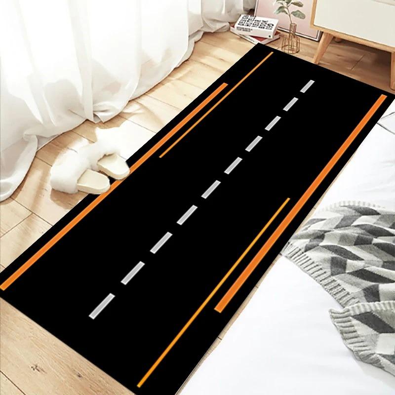 Styles Motorcycle Garage Display Carpet Floor Mat Garage Racing Moto Electric Vehicle Mat Bedroom Rug Entrance Anti Slip Doormat