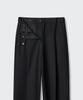 MUSINSA STANDARD WOMAN Women'S Low Waist Deep Tuck Wide Hidden Banding Slacks [Black]
