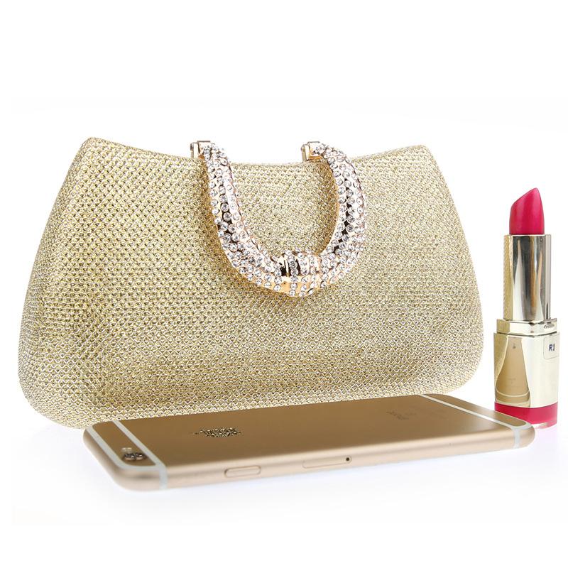 Fashion Celebrity Dinner Bag Sparkling Small Bag Women's 2024 New Style Versatile Chain Bag Single Shoulder Diagonal Straddle