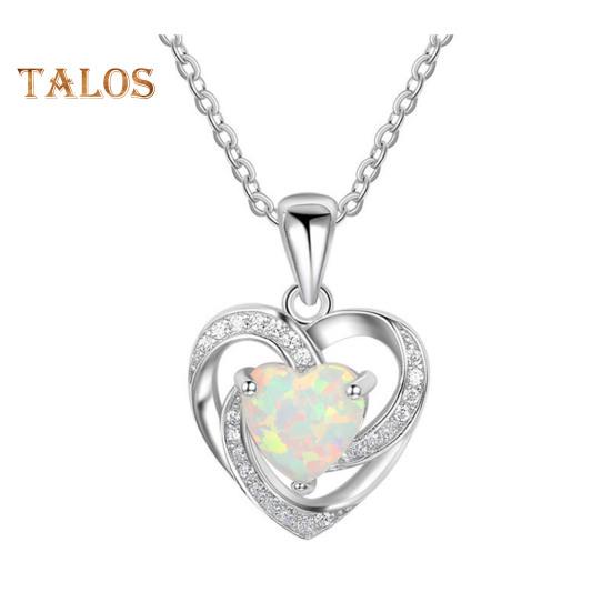 

Ожерелье с подвеской в виде сердца из искусственного кристалла и знака бесконечности, сверкающее ожерелье со стразами, романтические украшения на День святого Валентина, подарок на день рождения белый