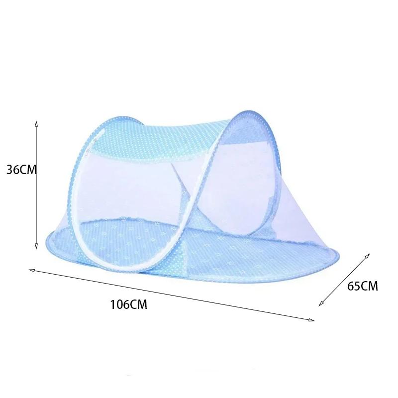 Baby Folding Mosquito Net 0-3 Years Old Portable Foldable Mosquito Net High-density Mesh Baby Tent Bedding Travel Mosquito Net