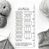 Quick Gauge Ruler,Gauge Ruler For Knitting And Crochet,No Counting Needed,Easy To Measure Stitch Gauges For Sewing, Knitting