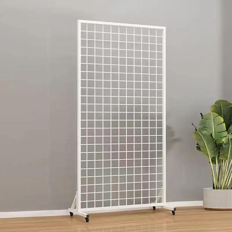 Mobiler Drahtgitter-Ausstellungsständer für Schul- und Kindergartenausstellungen