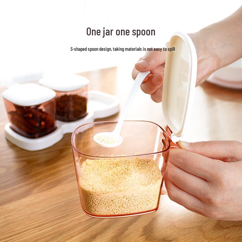 CHAHUA 3-Piece Plastic Seasoning Box Set