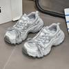 Sneakers for Women  Autumn  Retro Polished Colored Old Casual Shoes Thick Sole Women's Shoes Hot Daddy Shoes