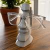 Desktop Eyeglass Holder Creative Quirky Fun Shaped Organizer Scratch Resistant Stand for Office Desk Sunglasses Storage