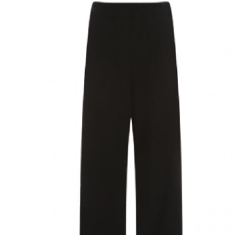Shop   Women Basic Cotton Banding Wide Pants Beige Frb Wpt 12024