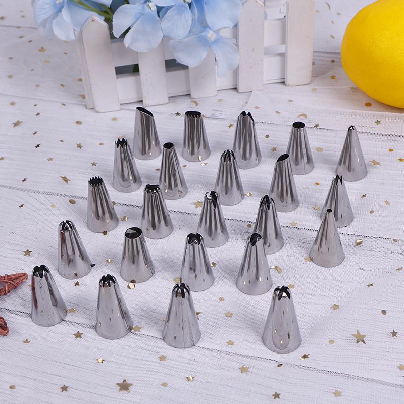 24/36/48 Pcs Edelstahl Icing Friedliche Düsen Werkzeuge Set Box Kuchen Dekorieren