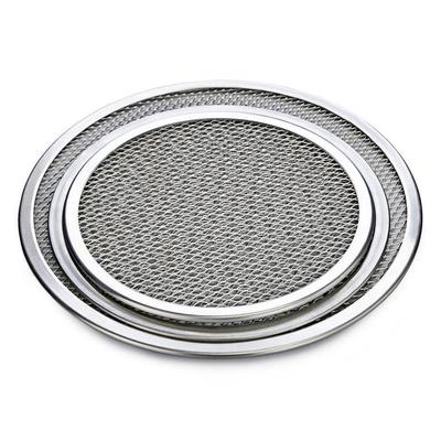 Hornea a la perfección con la Bandeja de Malla de Aluminio para Pizza para Pizzas Deliciosas