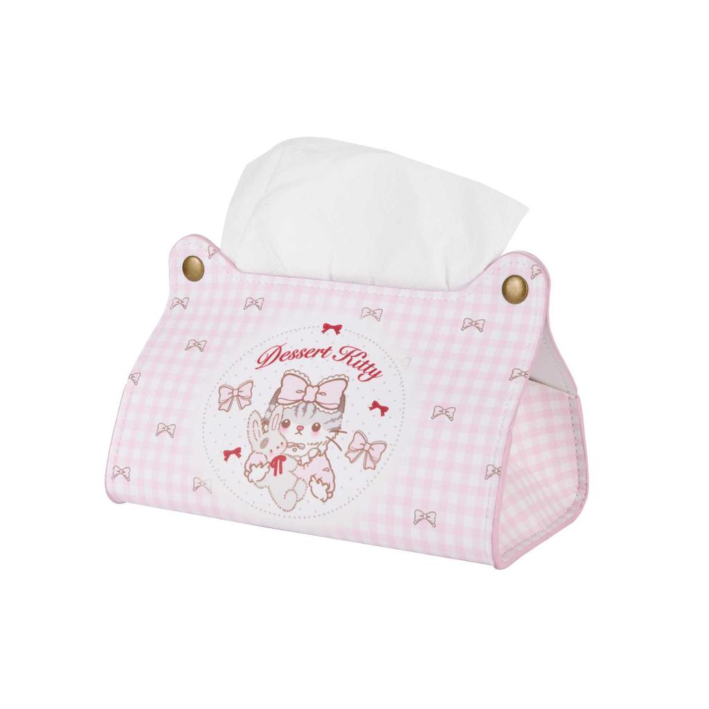 Creative Leather Cartoon Tissue Box with Cat & Dog Print for Home & Car Use