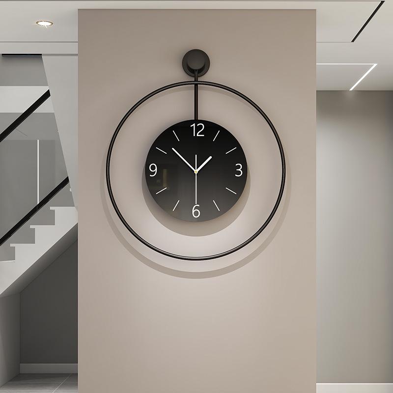 Luxury Silent Wall Clock: Modern, Stylish Timepiece for Living and Dining Rooms