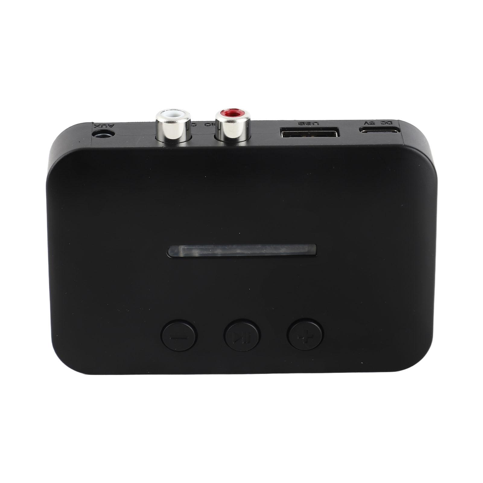 

NFC Bluetooth 5.3 ресивер 3,5 мм 2RCA разъем Поддержка воспроизведения с U-диска USB Bluetooth звуковой адаптер для автомобильных динамиков