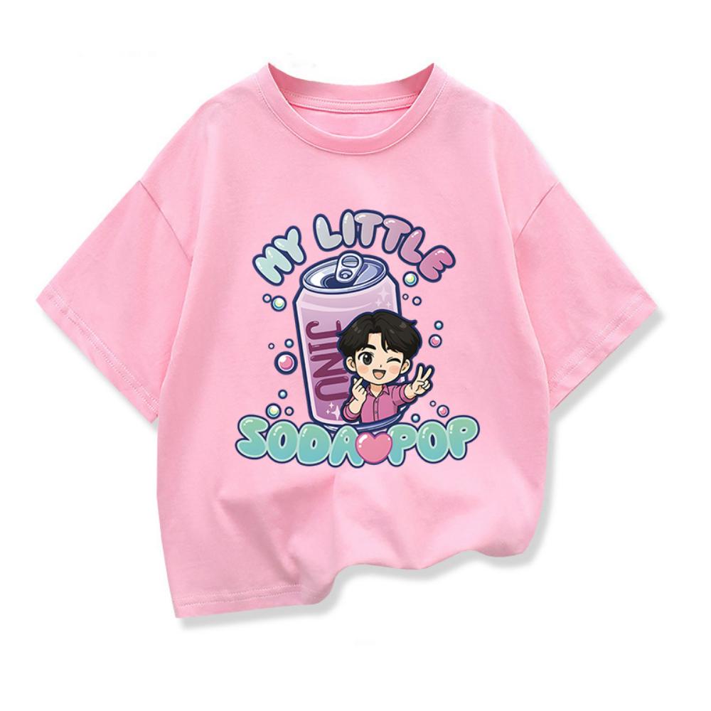 Girls Fashion Clothes 2026 Summer Short-Sleeve T Shirts My Little Soda Pop Graphic Kids  Loose Tees Children's Casual Tee