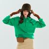 BENECIA12 Flat Fleece-Lined Sweatshirt Green [24Fw Restock]