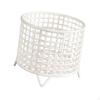 Metal Basket In Round Shape, Practical Shelf for The Kitchen, Sturdy Container Organizing
