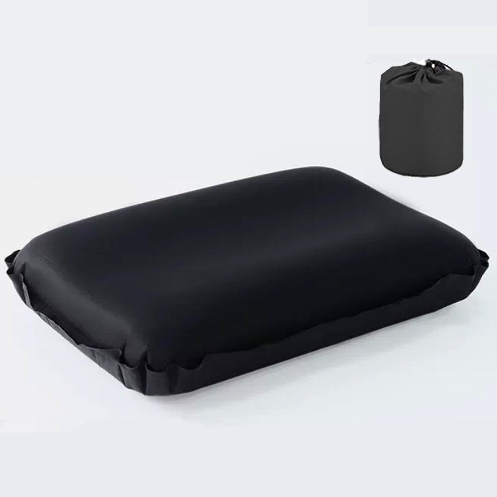 Self-Inflating Travel Pillow Lightweight Compressible Portable Outdoor Neck Pillow for Road Trips, Camping, Hiking & Flights