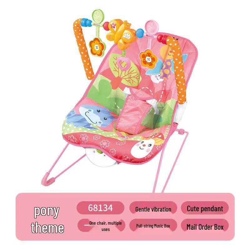 Baby Electric Rocking Chair with Music & Vibration Soothing Cradle Bed