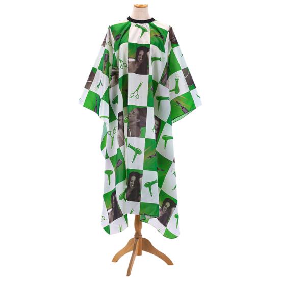 GREMBIULE DA PARRUCCHIERE Avvolgimento Da Parrucchiere Mantello Da - Foto 3