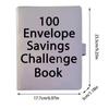 111 Envelope Challenge Binder, Easy Cash Budget Organizer with Envelopes, Money Saving System for Financial Planner Home Office