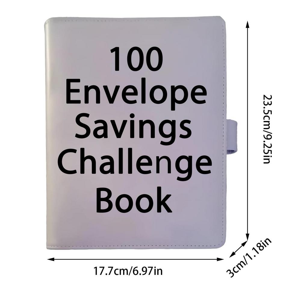 111 Envelope Challenge Binder, Easy Cash Budget Organizer with Envelopes, Money Saving System for Financial Planner Home Office