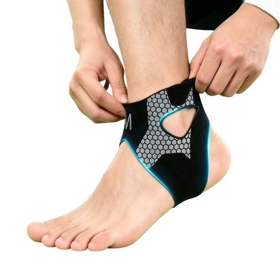 1/2Pcs Adjustable Ankle Brace for Men & Women, Injury Recovery Sprained Ankle Support Foot Wrap, Achilles Tendonitis Pain Relief Ankle Compression