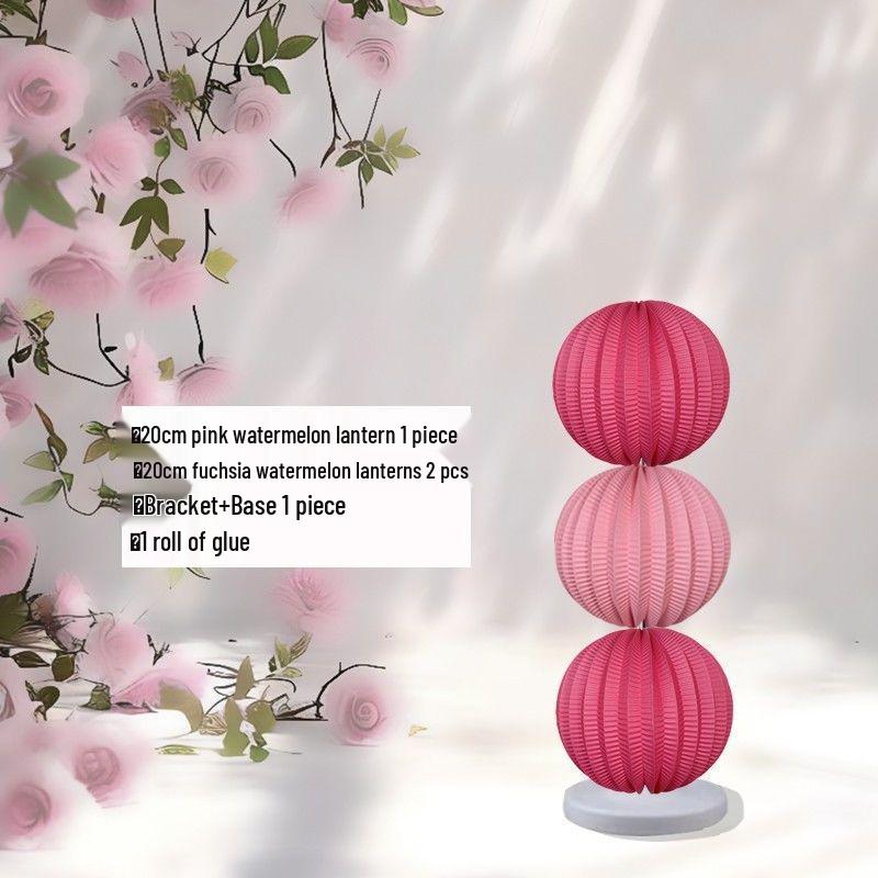 Honeymoon Decor Honeycomb Pillar Set: Wedding and Bedroom Lantern Wall Bunting.